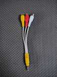 Przejściówka Jack 3.5mm na RCA x3 chinch audio video, rozdzielacz