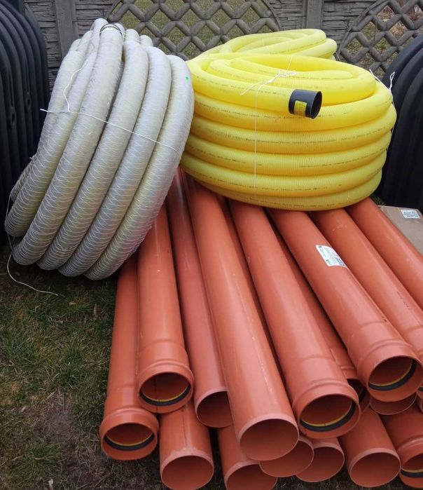 Karbowana podwójna rura fi 300, 315, 400, 500, 600 na przepust mostek