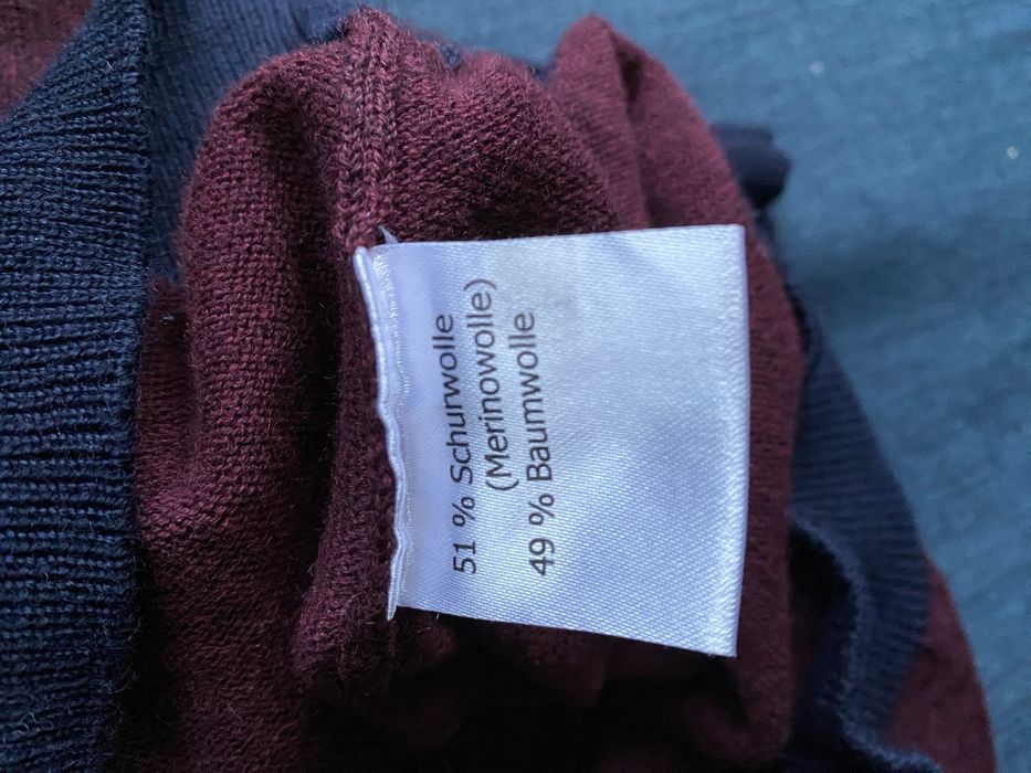 Męski sweter wełna merino L