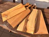 Deska do krojenia serwowania jesion loft handmade retro  lite drewno