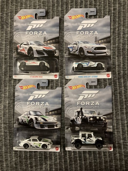 Hot Wheels Forza Motorsport - zestaw 4 sztuki
