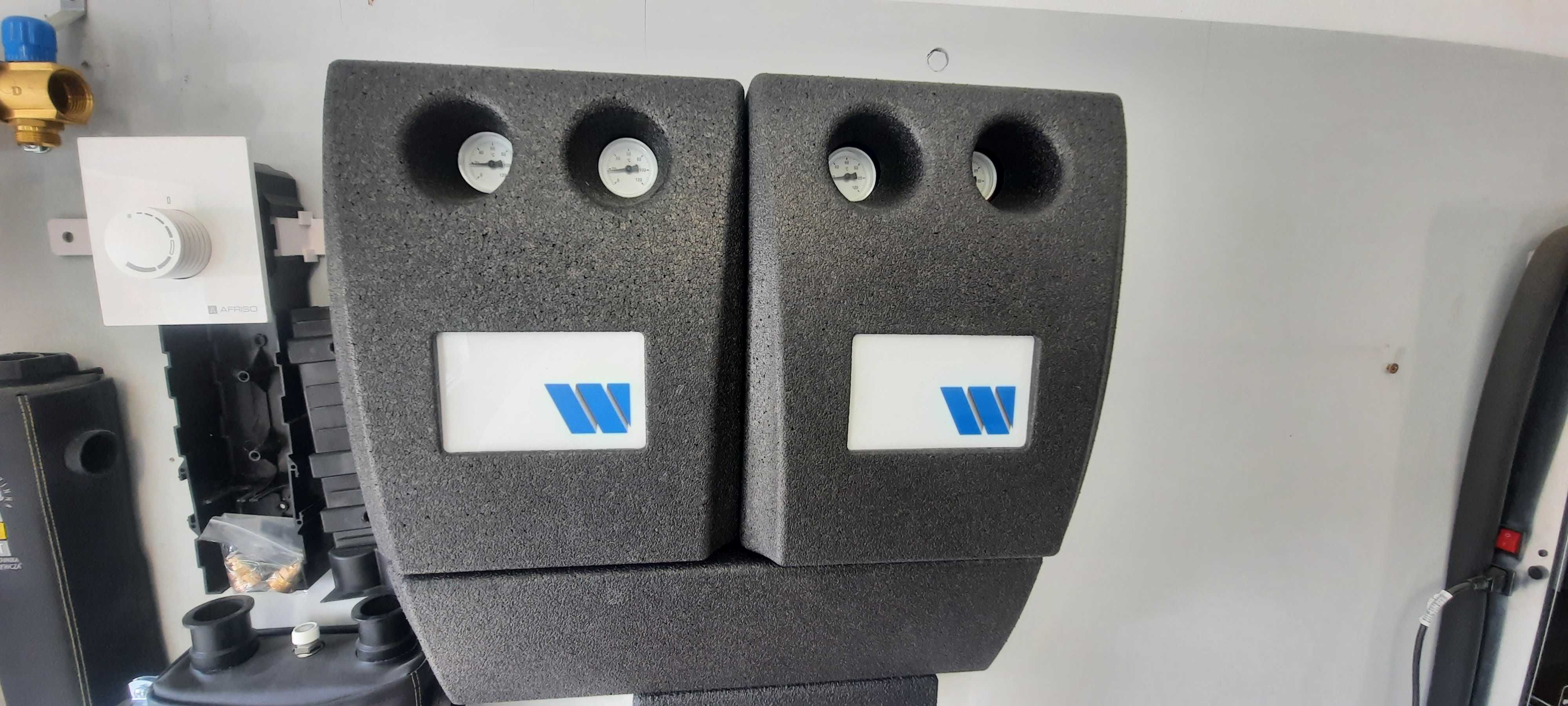 Zestaw Pompowy WATTS, 2xGrupa + rozdzielacz, Pompy Wilo, siłowniki