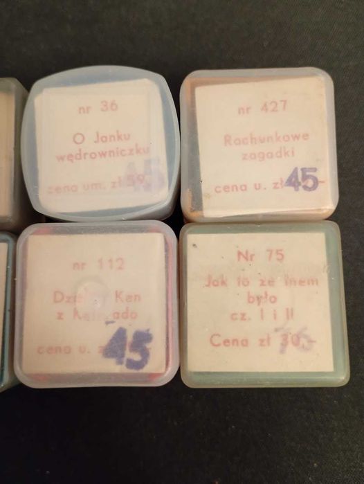 Bajki na rzutnik 8 sztuk JAK NOWE zestaw 17