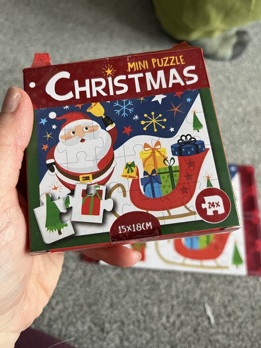 Puzzle świąteczne boże narodzenie 24 elementy
