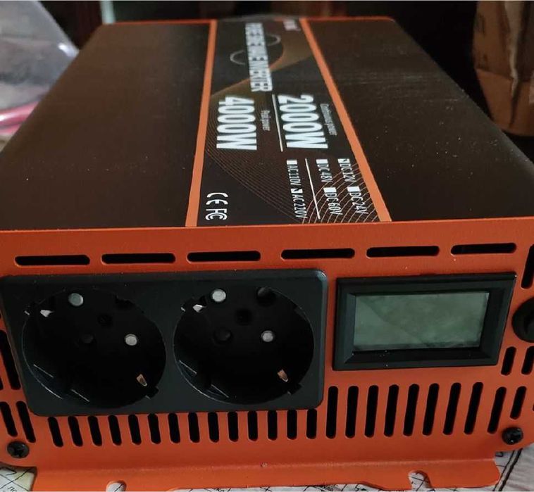 Інвертор високої якості HOULI 12В 2000/4000 Вт (чистий синус)