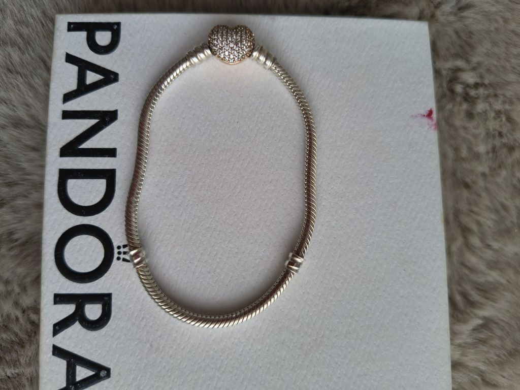 Bransoletka w splocie Pandora do 18 cm