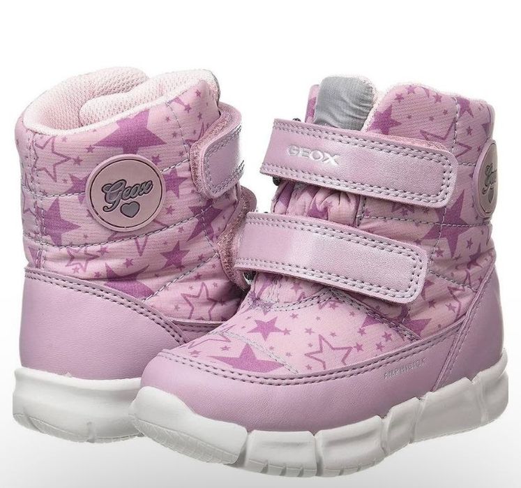 Дитячі чобітки Geox Flexyper 20 рожеві
