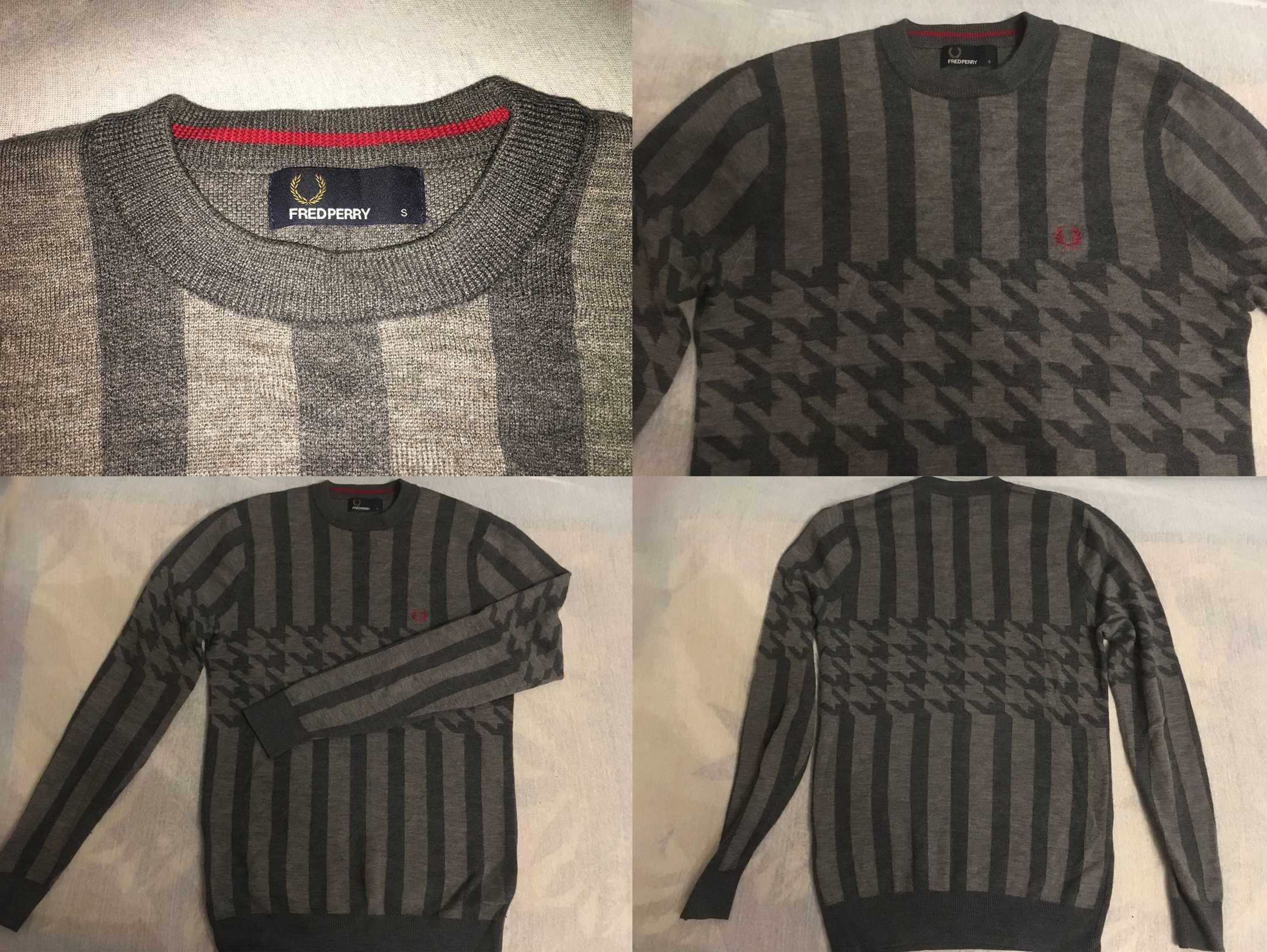 Стильний джемпер тонкий светр Fred Perry оригінал