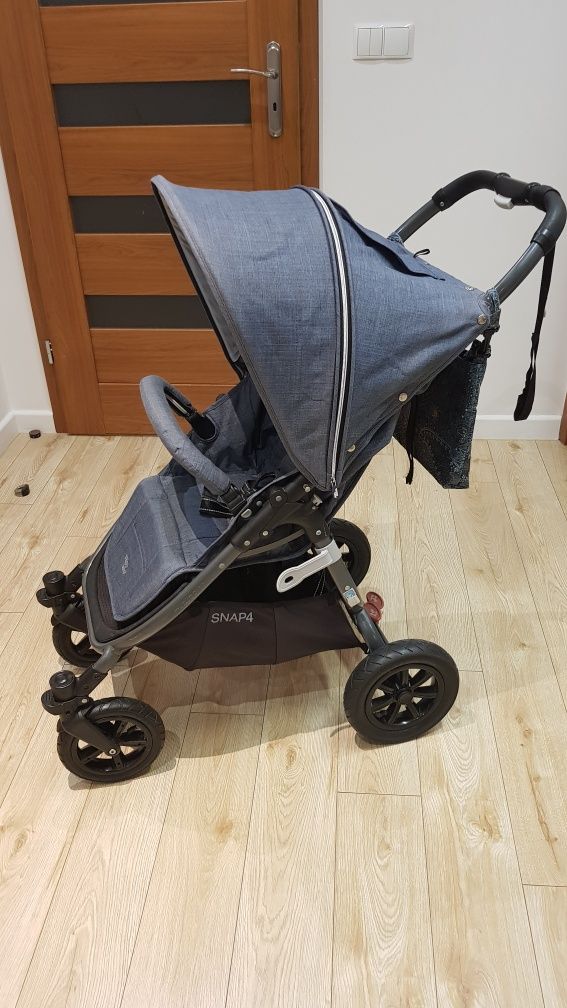 Valco Baby Snap 4 Sport+spiwór zimowy MiaJG+torba pompowane koła wózek