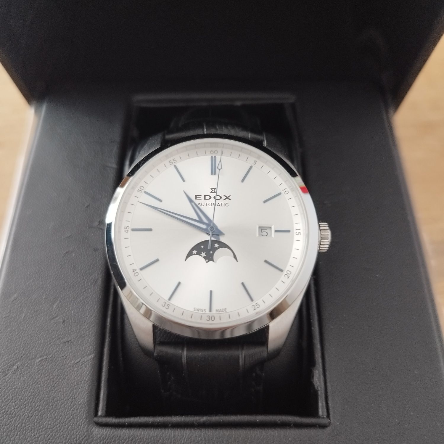 Edox Les vauberts monophase automat 80505-3-AIBU