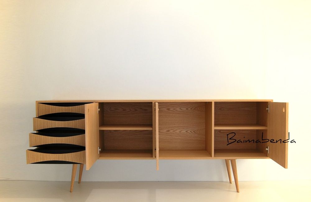 Móvel Aparador / Sideboard / Retro Vintage / Estilo Nórdico c/ gaveta