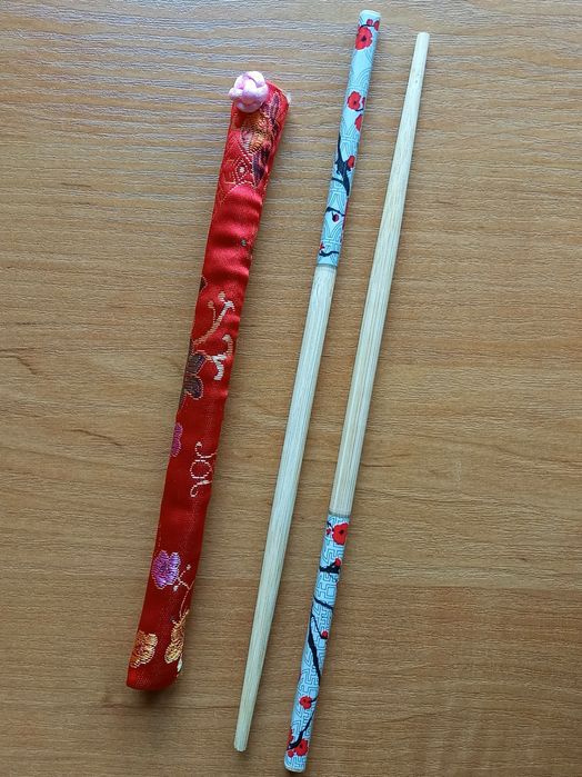 bambusowe PAŁECZKI do SUSHI w oryginalnym etui