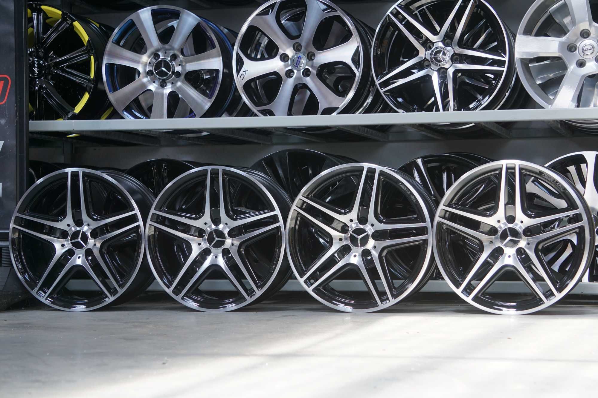 Alufelgi Mercedes AMG W204 5x112 8Jx18 et50 9Jx18 et54 czarne, cnc