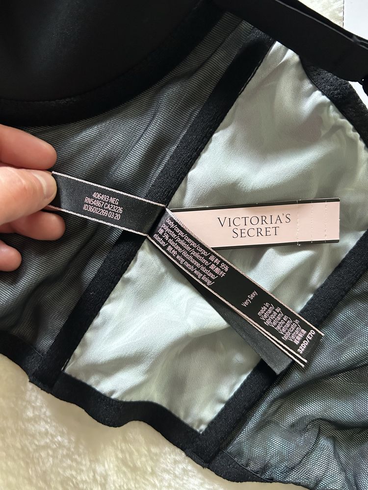 Victoria’s Secret nowy gorset 70E shine strap oryginalny metka logo