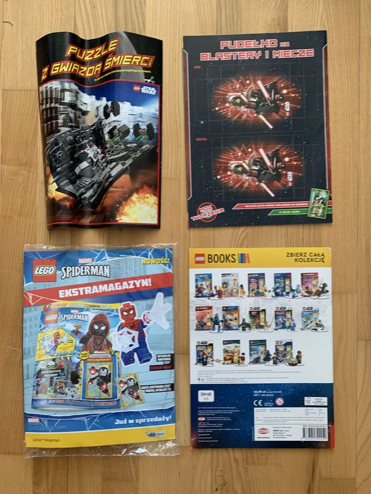 Lego Star Wars czasopismo 4 numery jeden z klockami czołg republiki