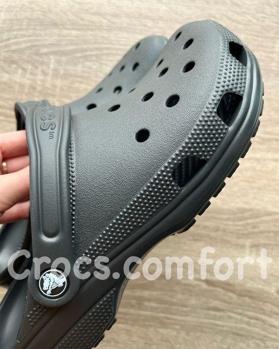 Крокси чорні класичні чоловічі і жіночі, crocs classic