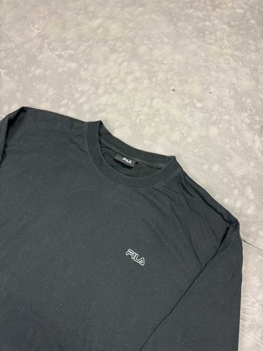 Fila longsleeve T-shirt z małym nadrukiem streetwear oversize (L/XL)