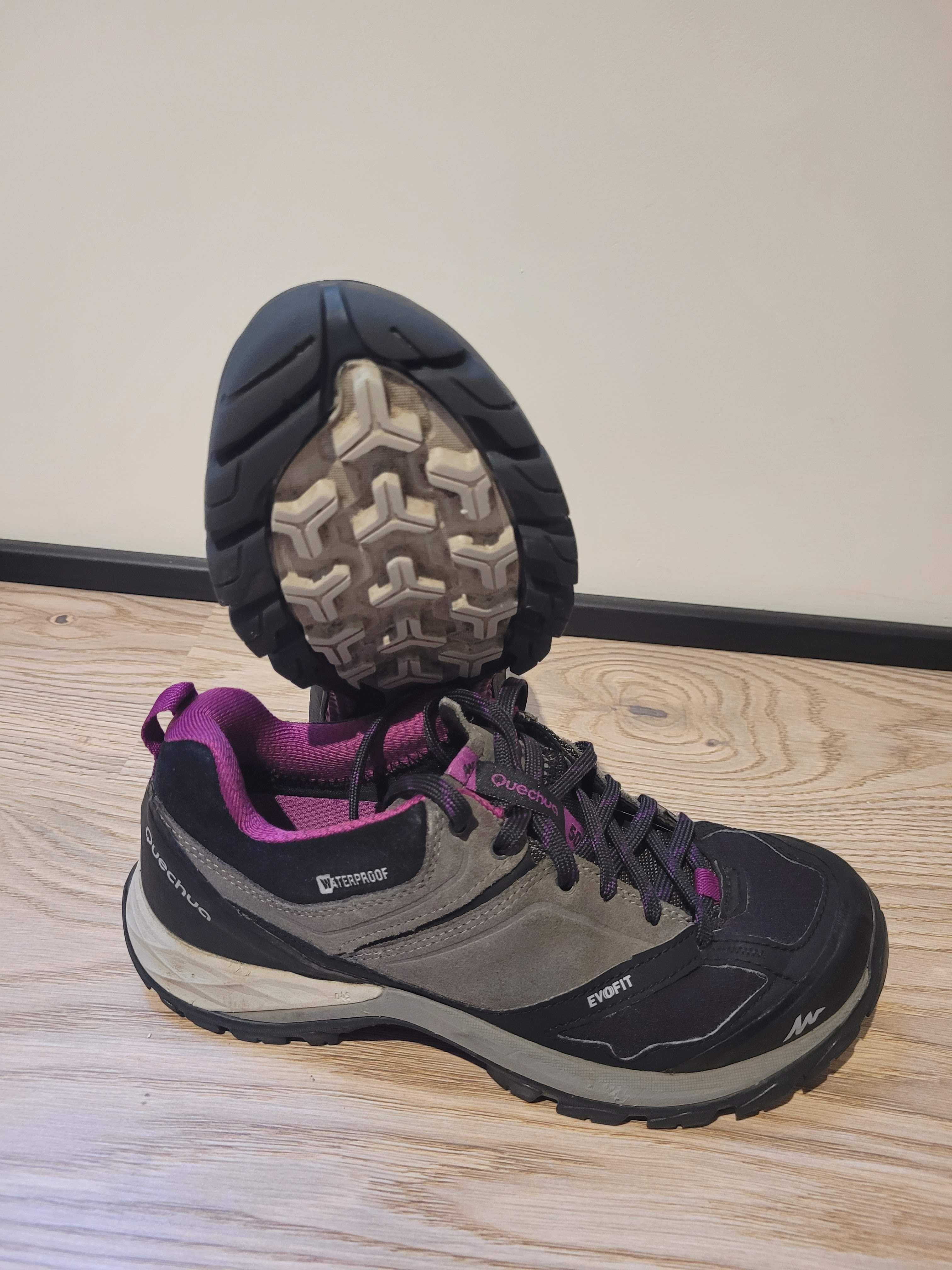 Buty turystyczne damskie/dziewczęce Quechua MH500 wodoodporne 36