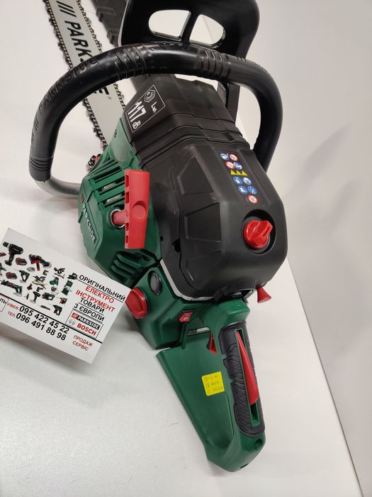 НОВ цепна бензопила сГермани Parkside PBKS 53/2кВт/53см.куб/бензо пила