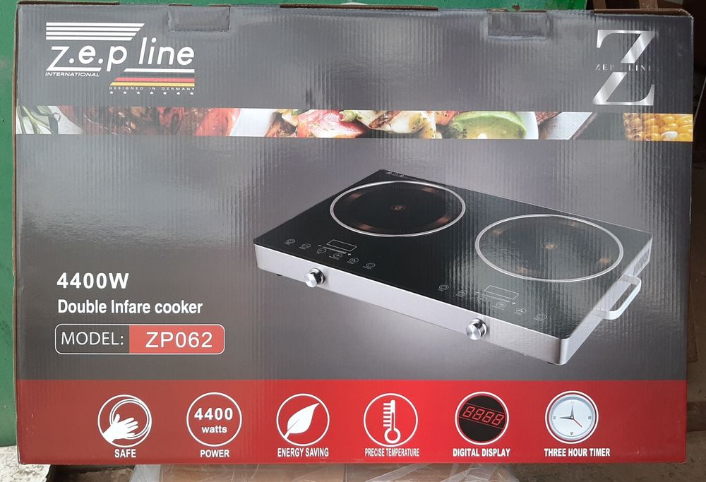 НЕМЕЦКАЯ инфракрасная плита Z.E.P Line zp-062(2200+2200 вт) 2х ком.