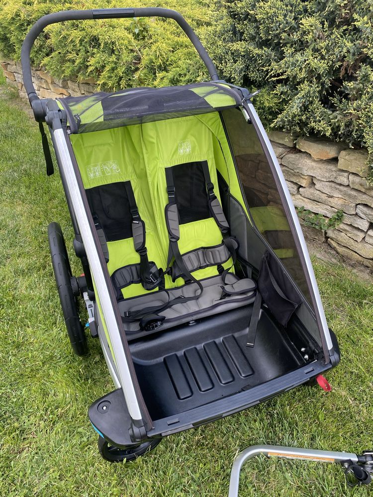 Przyczepka dla 2 dzieci Thule Chariot Cab 2