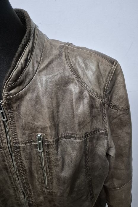 DAVID MOORE roz. 52 męska kurtka skóra naturalna miękka