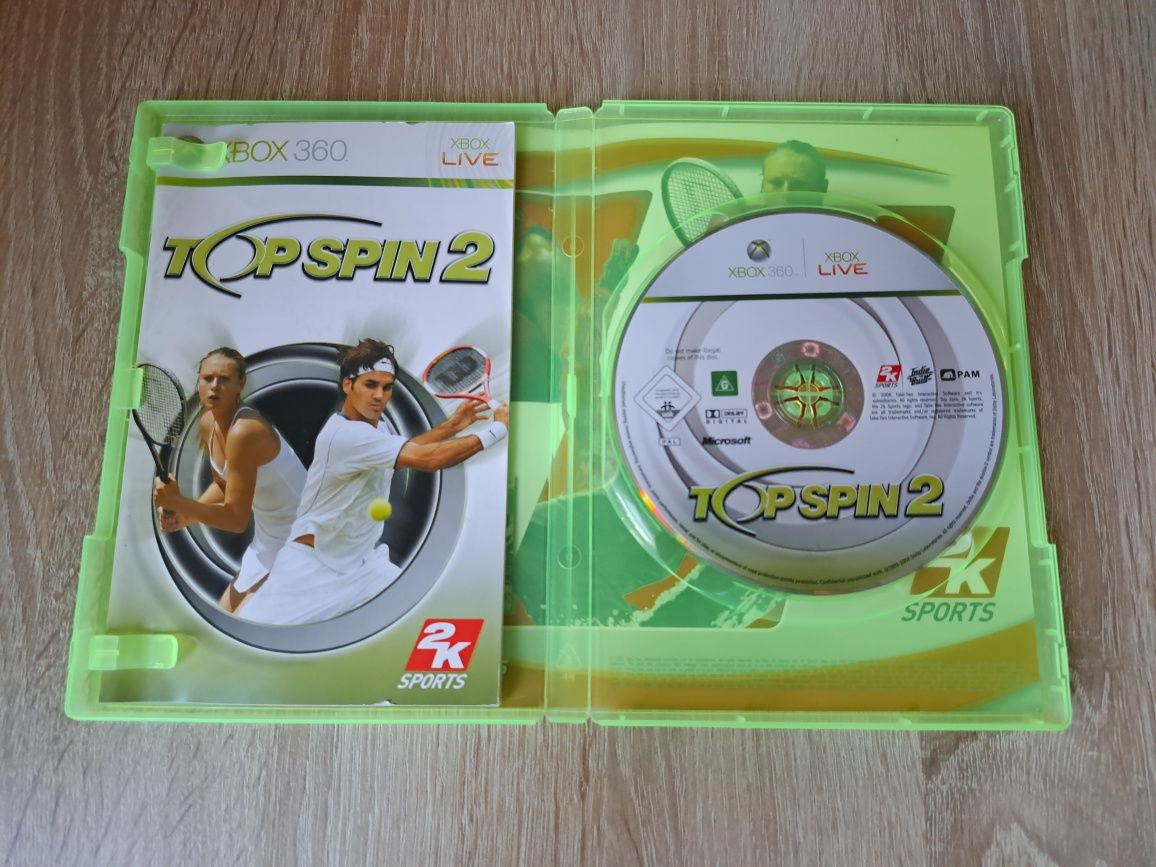 Gra TOPSPIN 2 Top Spin 2 Xbox 360 Tenis Tennis