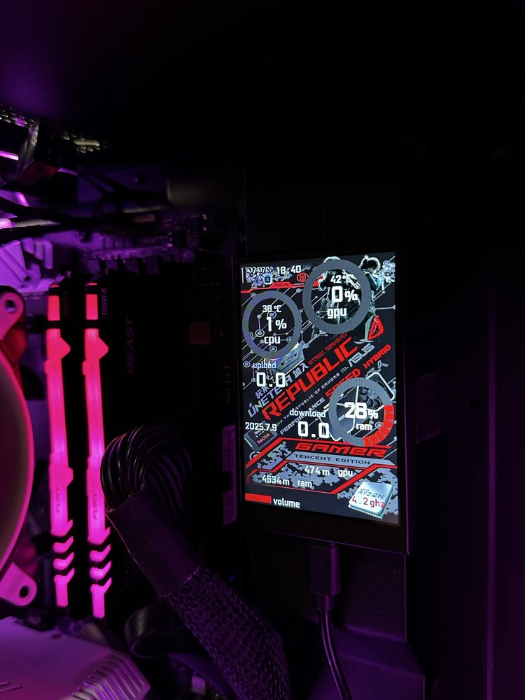 Konputer Gamingowy Ryzen z monitorem IPS / Ryzen 5 5600x / Rtx 3060 Ti