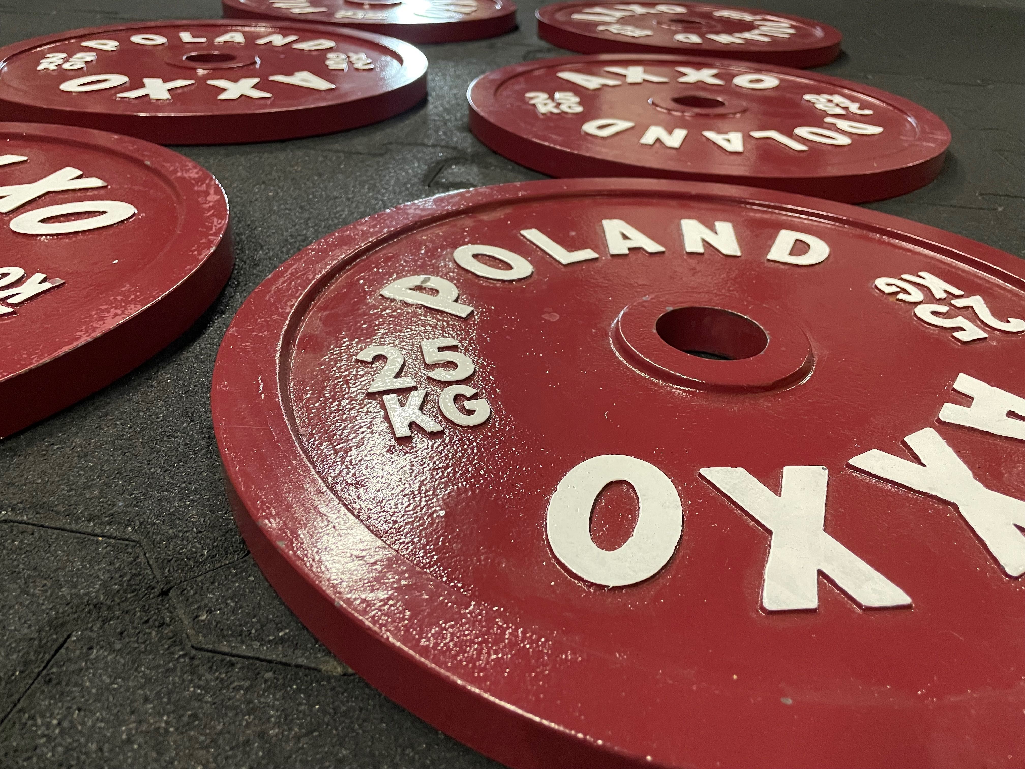 Obciążenie olimpijskie stalowe AXXO POLAND 2x 25kg