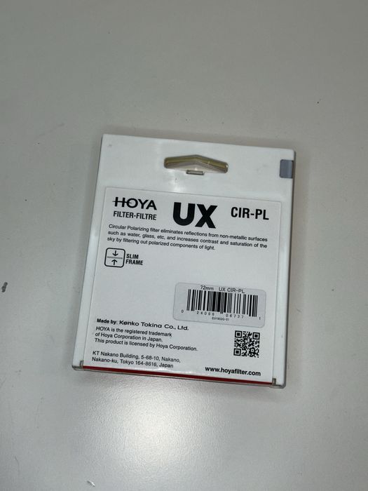 Filto Polarizador HOYA UX - 72mm