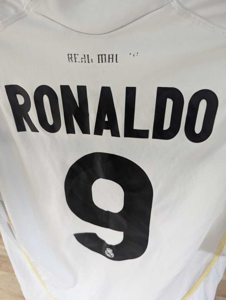 Ronaldo #9 Real Madryt koszulka domowa adidas M