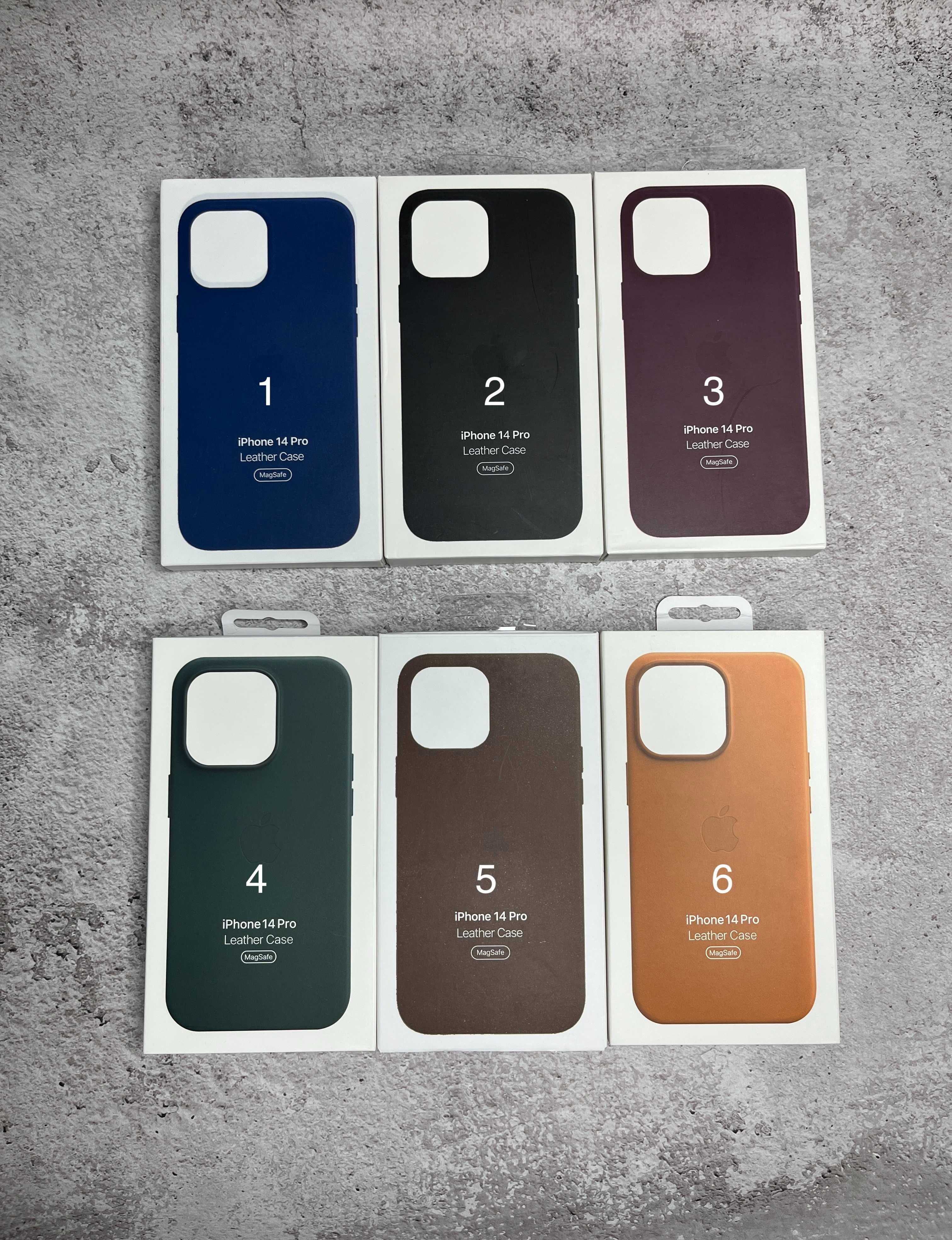 Чохол Leather Case MagSafe + Animation iPhone 14 Pro Max чехол айфон