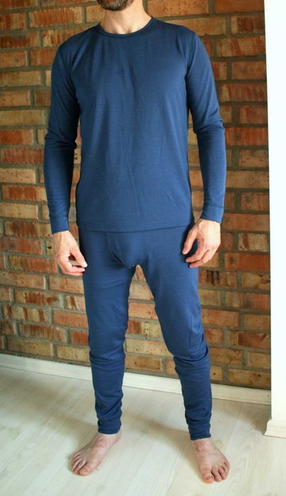 Комплект чоловічої термобілизни. Двошарова тканина. Вовна мериноса 50%
