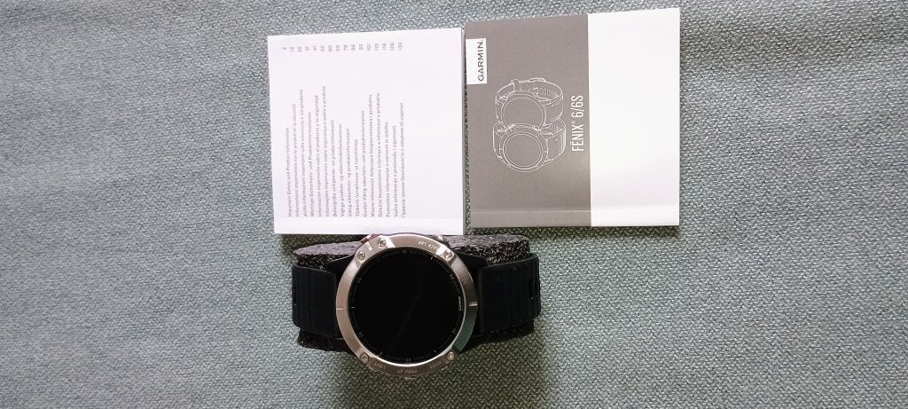 Garmin Fenix 6 + acessórios