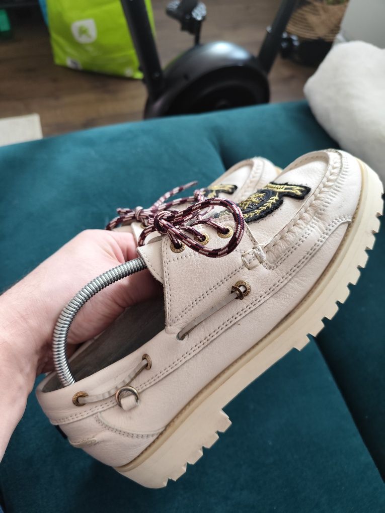Mokasyny damskie Tommy Hilfiger 42 /26.5 kremowe