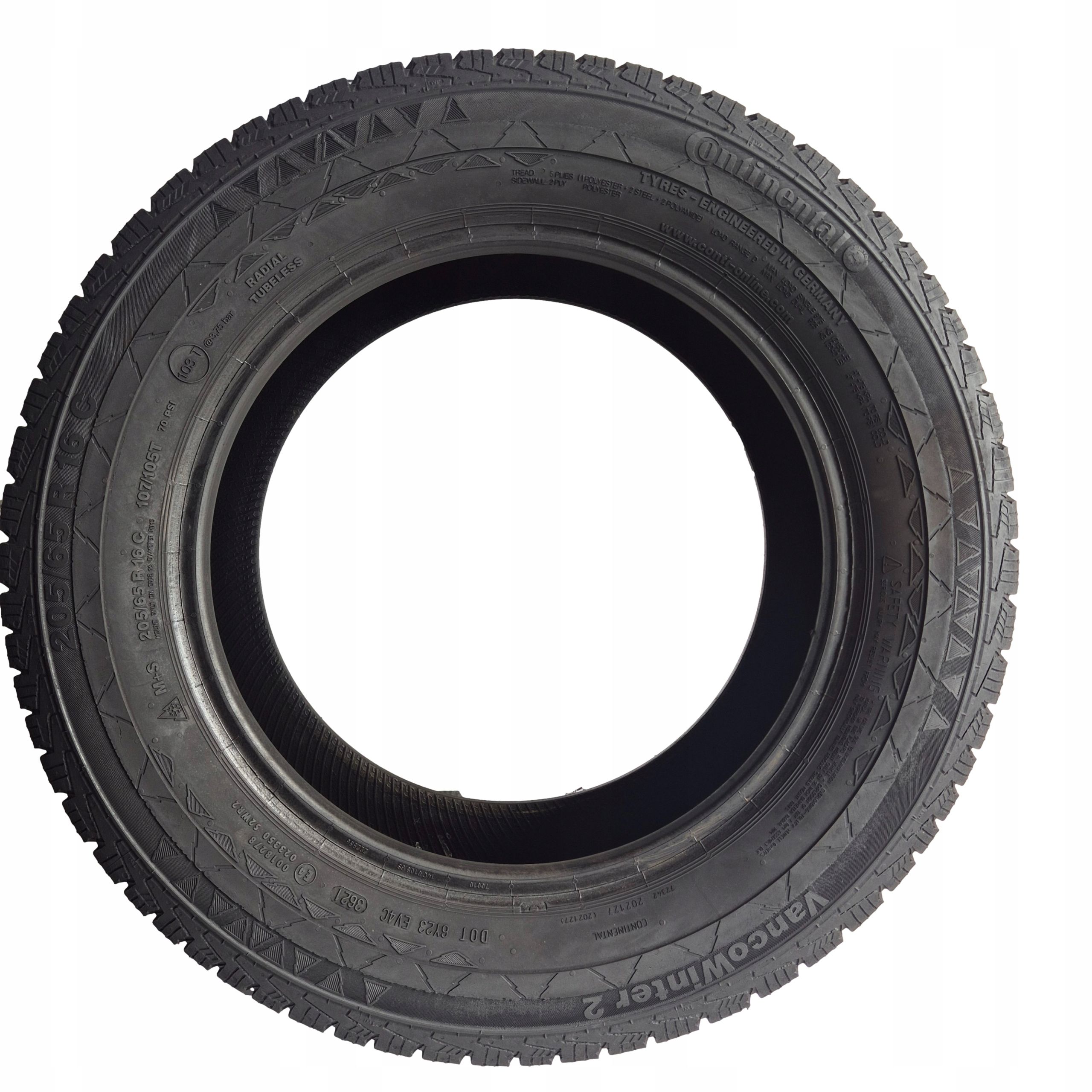 Continental vancowinter 2 205/65 R16C 107/105T 7mm 2021
