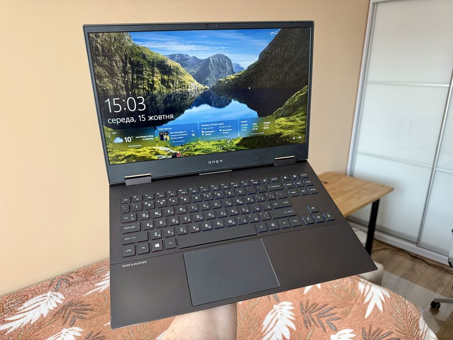 Ігровий HP Omen 15 (GTX 1660Ti 6gb/144Hz/ Ryzen 7 4800H/16Gb/512Gb SSD