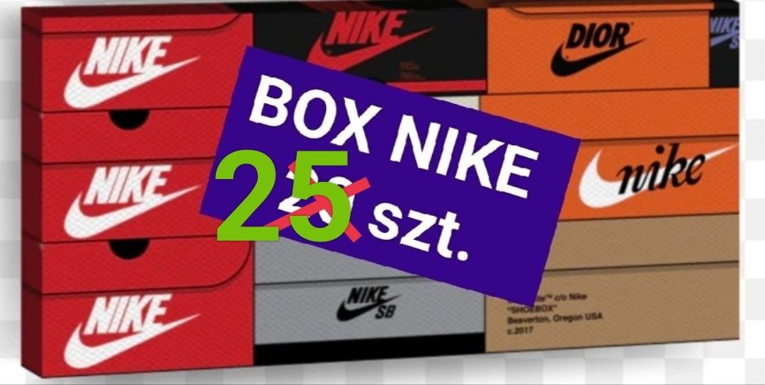 Box ciuchów Nike 25 szt.