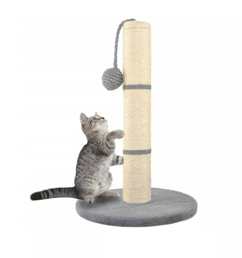 Drapak dla kota słupek duży 45cm + zabawka piłka
