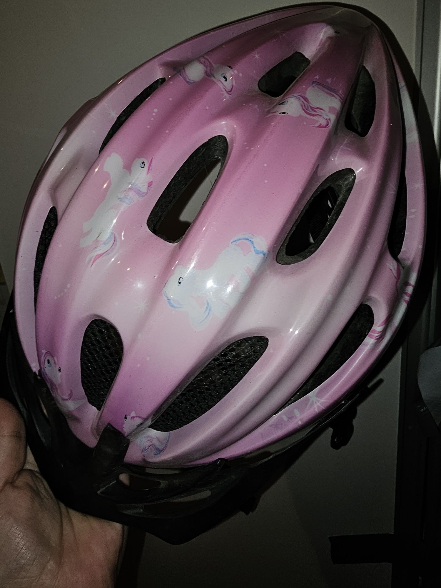 Kask rowerowy dziewczęcy