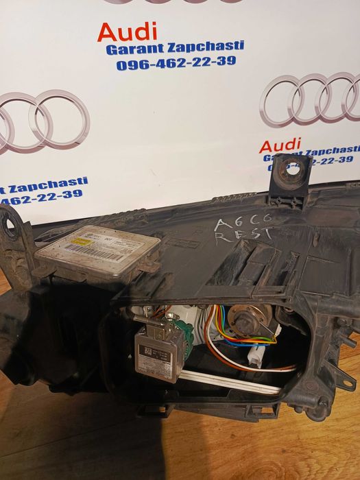 A6 c6 А6 с6 фара фари ауді audi ауди рестайлінг комплектні шрот