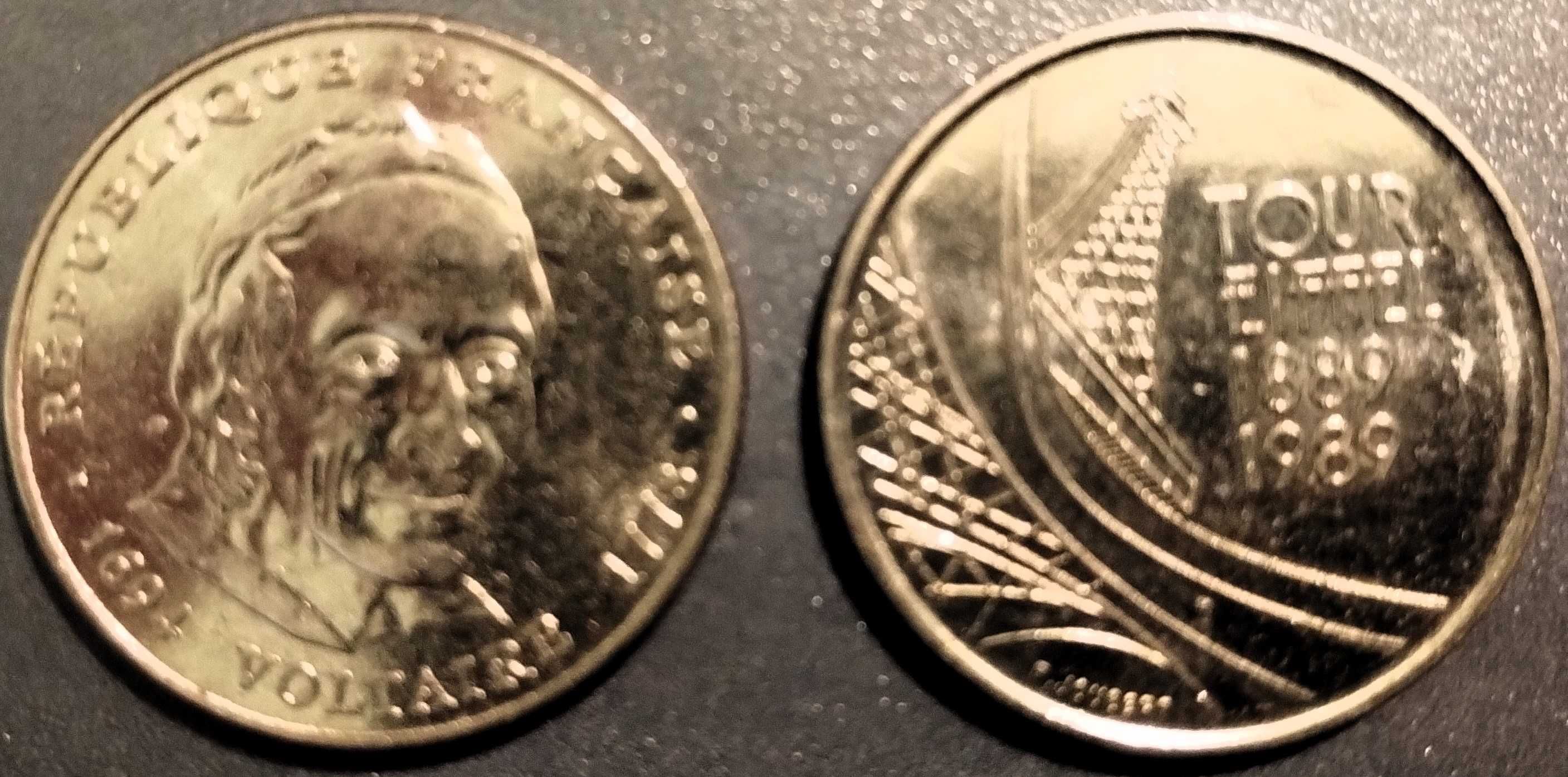 Lote 10 Moedas Prata França Colecção Antigas