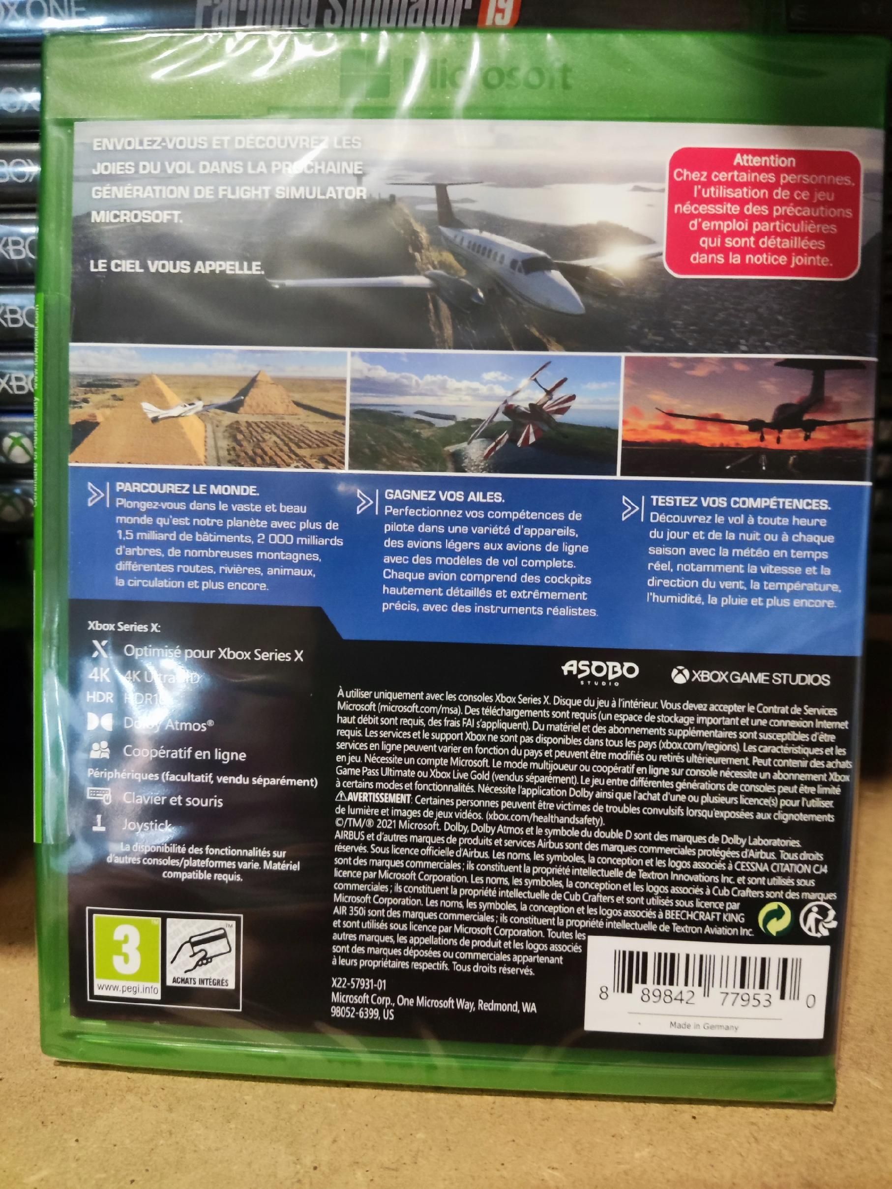Microsoft Flight Simulator PL XBOX SERIES X PŁYTA
