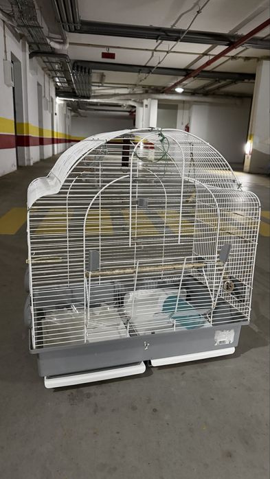 Gaiola branca grande