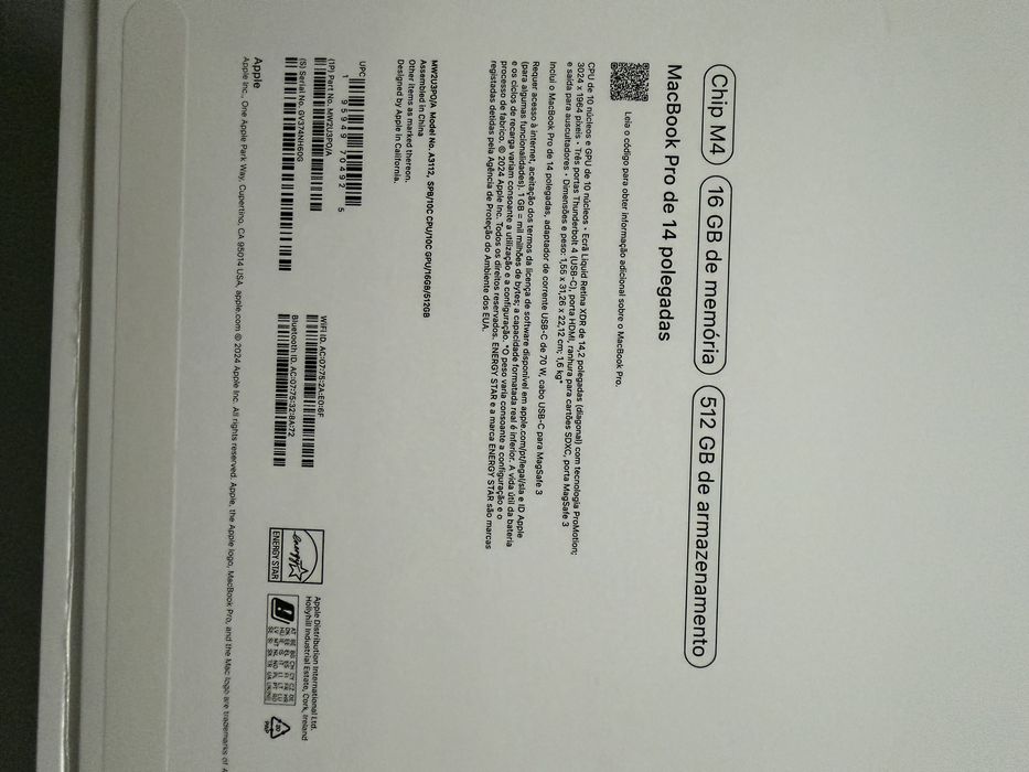 MacBoook Pro M4 16Ram 512gb