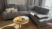 Narożnik kanapa popielata z Livingroom