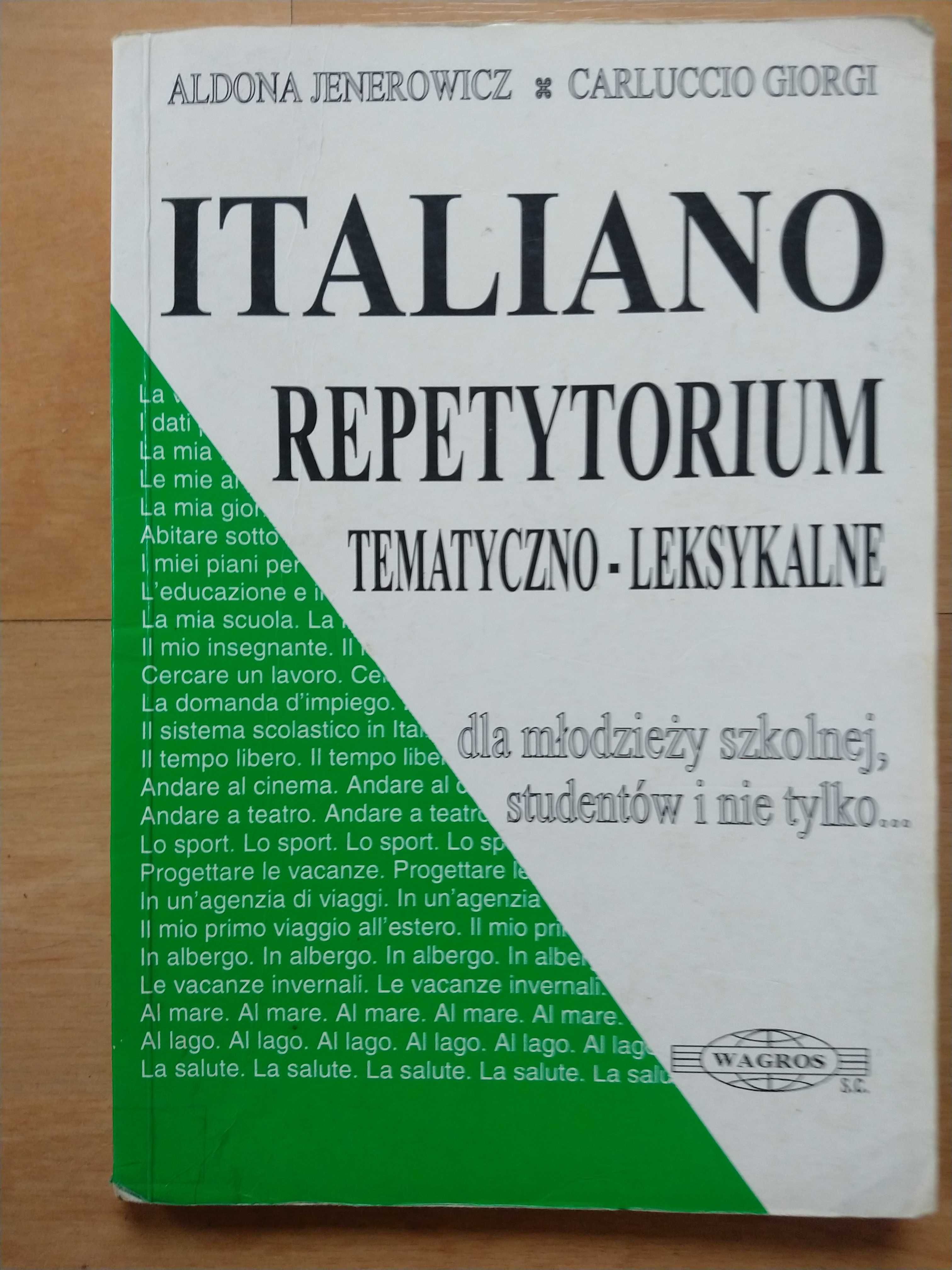 Repetytorium języka włoskiego tematyczno-leksykalne