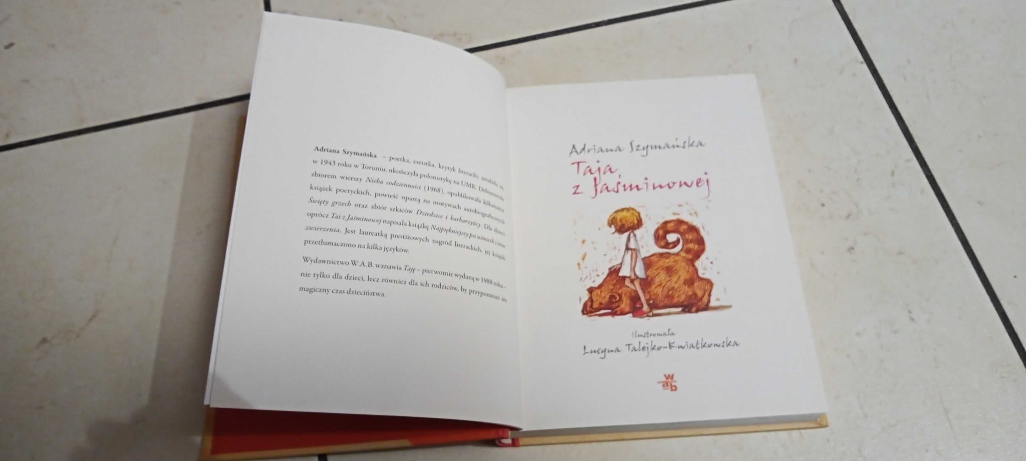 Książka dla dzieci "Taja z Jaśminowej" - Adriana Szymańska