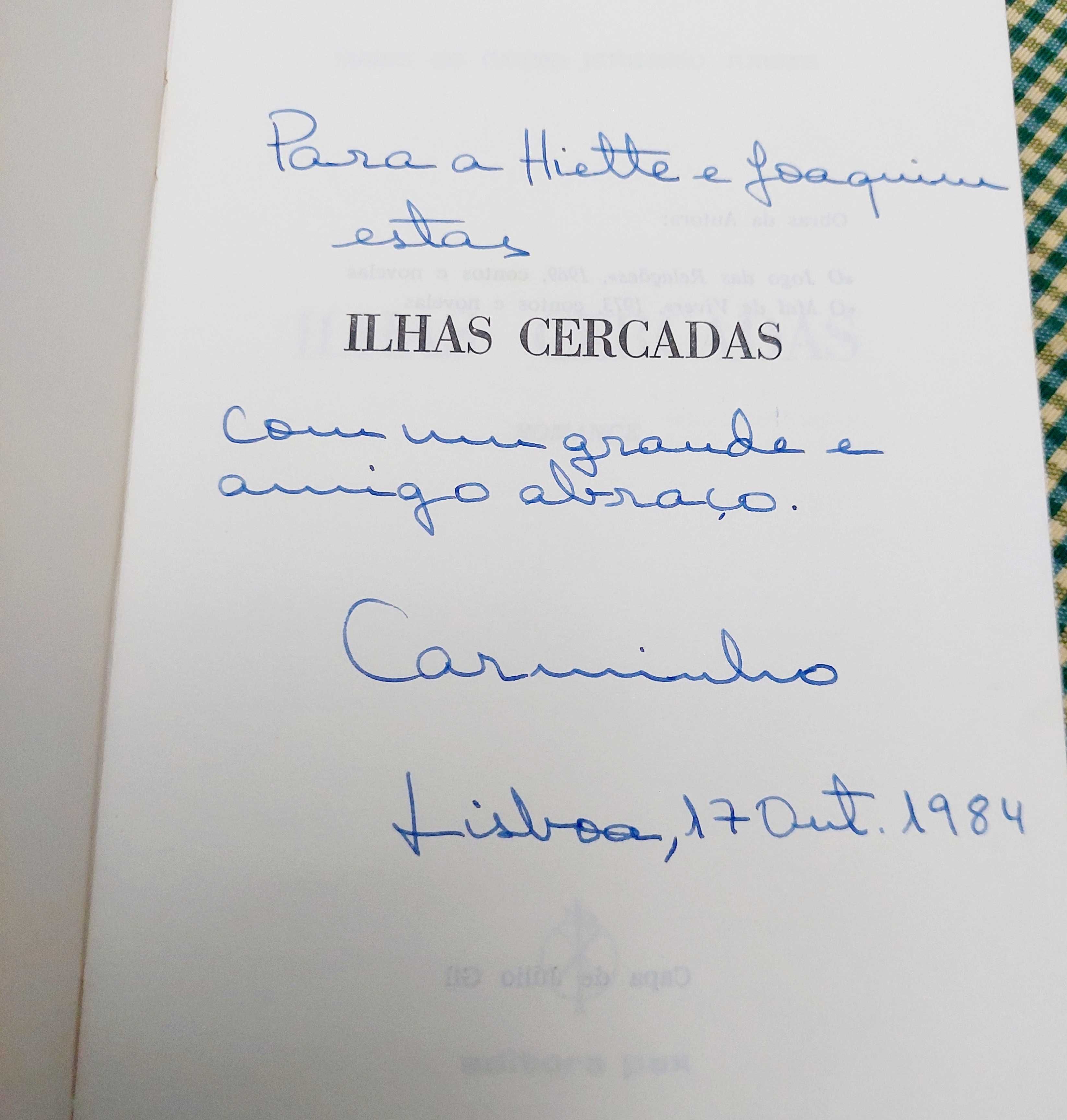 Autografado - Ilhas cercadas, Maria do Carmo Pinheiro Torres 1 edição