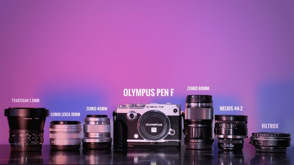 Фотоапарат Olympus Pen F Leica/Zuiko/Helios/Ttartisan/Viltrox/Zeiss